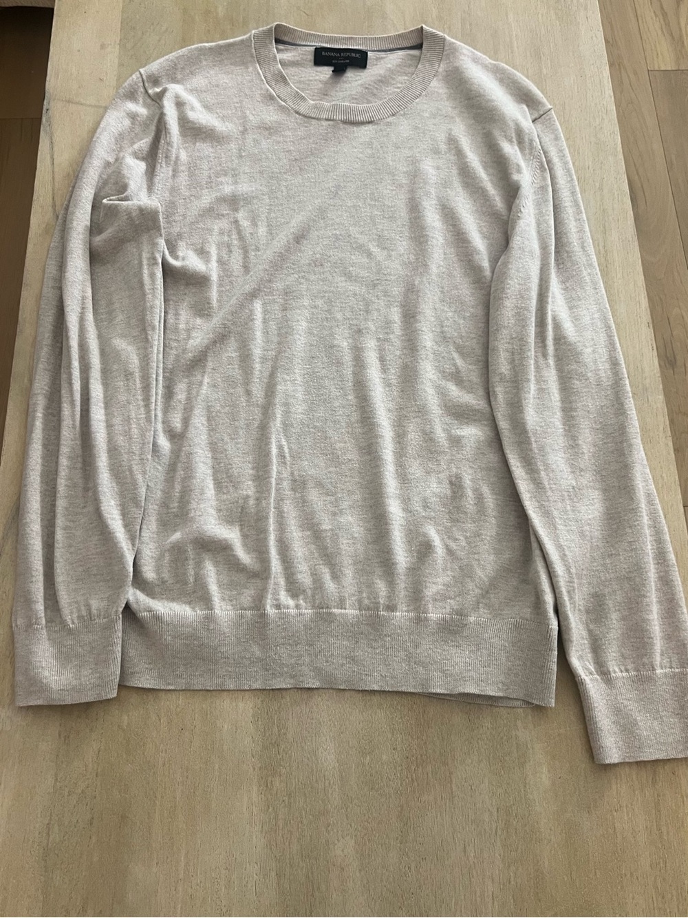 Banana Republic Eco Sweater Mens Large Pullover Crew Neck Lightweight EUC